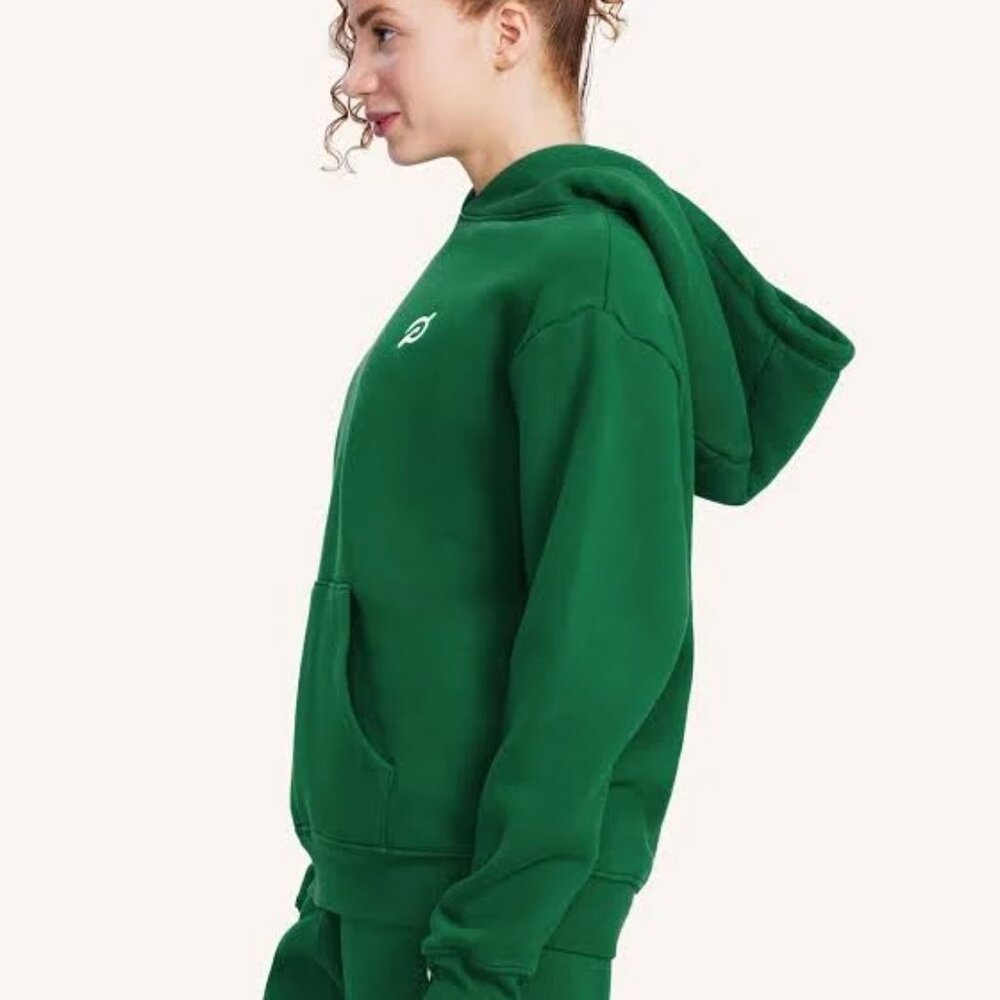 Peloton Cooldown Fleece Hoodie - Small, Green
